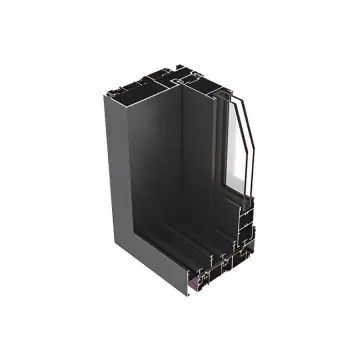 High-quality aluminum profiles for triple-track sliding doors