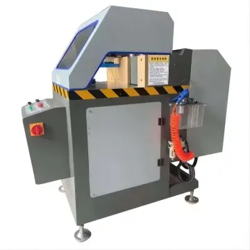 Single head vertical saw cutting machine, aluminum profile cutting saw, aluminum doors and windows