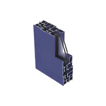 Aluminum alloy outward opening window profile