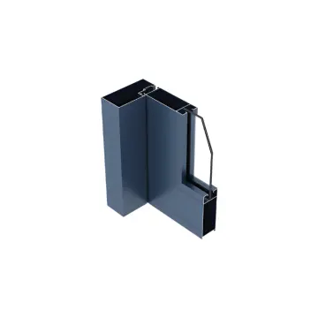 Inward opening aluminum door profil