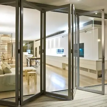 Aluminium Bi-Fold Sliding Glass Doors - A Stylish Space-Saving Solution