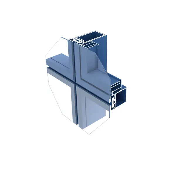 Glass curtain wall aluminum profile