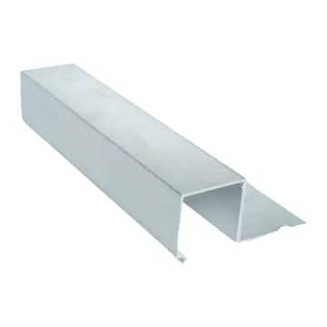 Matt anodized aluminum extrusions provide an aesthetically pleasing solution