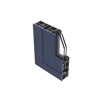 Thermal insulation inward opening aluminum door frame profile