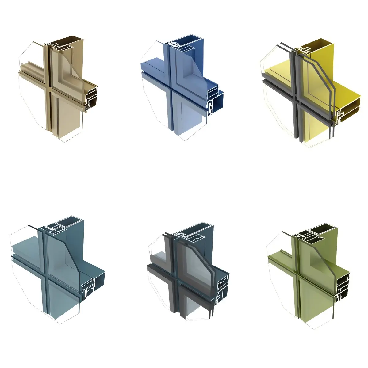 Hidden curtain wall aluminum profile: the future of modern architecture