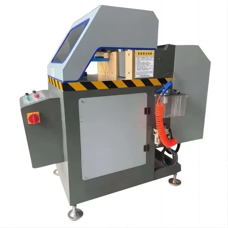 Single head vertical saw cutting machine, aluminum profile cutting saw, aluminum doors and windows