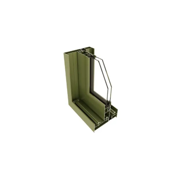 Broken bridge thermal insulation sliding window aluminum profile