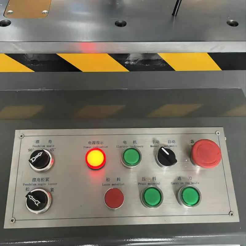 Single head vertical saw cutting machine, aluminum profile cutting saw, aluminum doors and windows